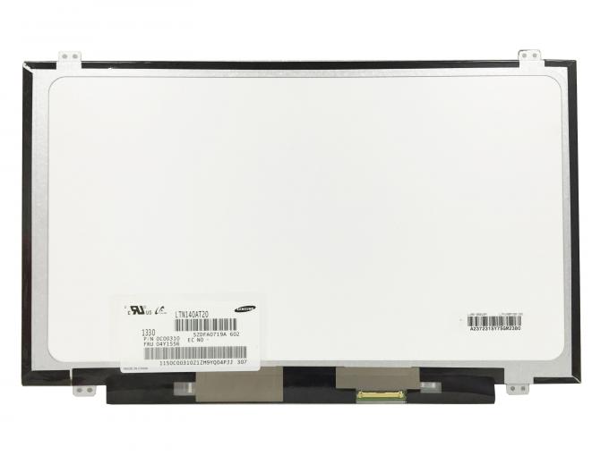 LTN140AT20 14-Zoll-Bildschirm/LCD Platten-Ersatz LVDS 40 Pin mit 200CD/M