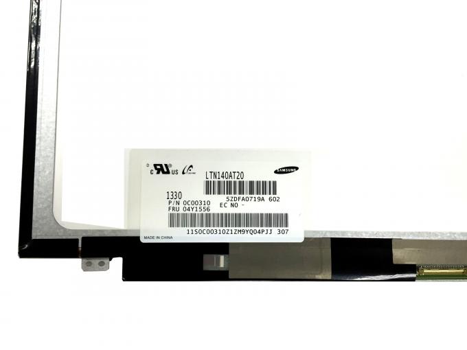 LTN140AT20 14-Zoll-Bildschirm/LCD Platten-Ersatz LVDS 40 Pin mit 200CD/M