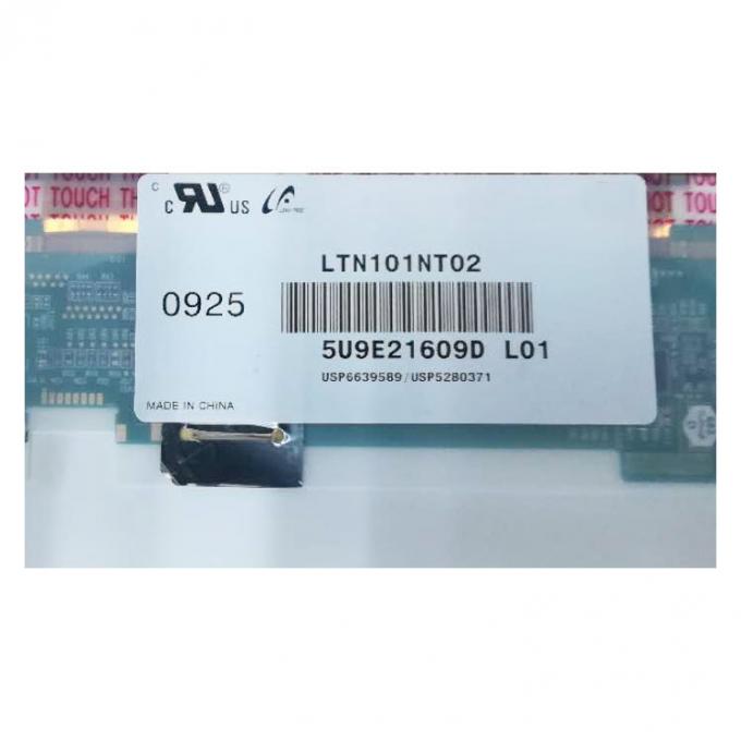LVDS 40 Pin 10,1 Zoll Lcd-Schirm/Schirm 1024×600 LTN101NT02 des Laptop-LED
