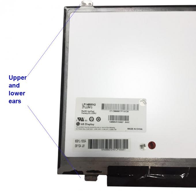 LP140WH2 TLN1 Platten-Ersatz LVDS 40 des Laptop-LCD-Bildschirm-/LCD PIN 1366x768